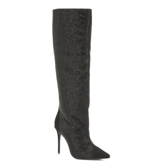 BLACK SUEDE STUDIOBrazil Suede Emerson Embellished High Shaft Boots